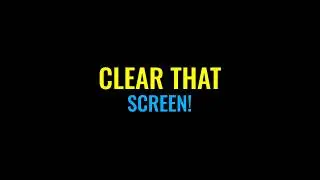 Clear That Screen! Python