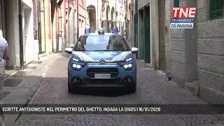 SCRITTE ANTISIONISTE NEL PERIMETRO DEL GHETTO, INDAGA LA DIGOS | 16/01/2026