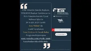 Son Mühür Tunç Erciyas ile Sıcak Bakış Programı 29122025
