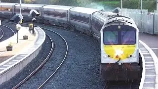 Irish Rail 201 Class Locomotive 227 + Enterprise Train - Drogheda Station