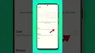 What is screen cast setting in android phone device on redme 12 #techsadozai #tech #technology