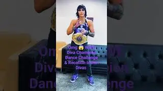 OMG 😱 WWE Women Diva Champion Dance Challenge & Recation Indian Divas #reels #dance #wwe #fitness