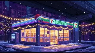 christmas lofi radio 🎄🌃 snowy city nights ~ beats to relax / sleep / study to