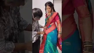 Hack to perfect Hip Side Pleats --MUA @tanu_thorat_99 #sareedrapetricks #perfectsareedraping