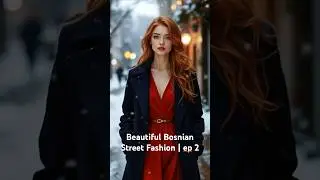 Beautiful Bosnian Street Fashion | ep 2 #red #beauty #Bosnian #balkan