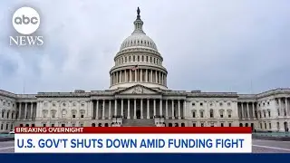 US government shuts down amid funding fight