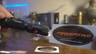 Powertac E9R G4 2550 Lumen Lifetime warranty Flashlight
