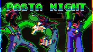 Pasta Night but IHY Luigi sings it 【FNF cover】