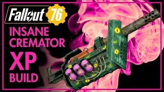 БЕЗУМНАЯ СБОРКА FO76 XP &mdash; ВЫСОКИЙ ИНТЕЛЛЕКТ &mdash; КРОВАВЫЙ &mdash; Крематор, Тяжелый, Энергетический, Пламя