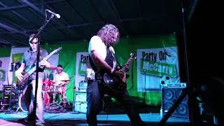 Joe Sullivan shredding the lead guitar