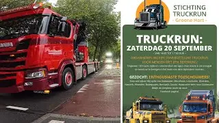 Truckrun Groene Hart 2025 rijd door Bodegraven