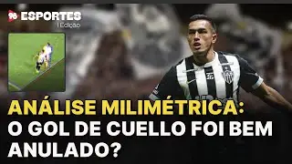 Gol de Cuello foi bem anulado em Atlético x Palmeiras?