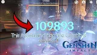 Ayaka + Shenhe = 100K+ Elemental Skill Damage [Genshin Impact]