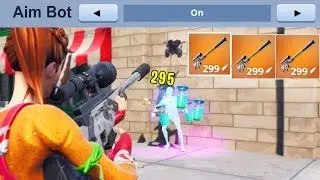 This is how to use NEW SUPPRESSED SNIPER in Fortnite..