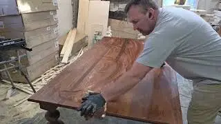 Poplar dining table 