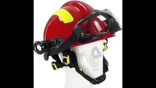 Red Fire Rescue Helmet with Goggles (www.dyobstore.com)