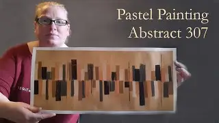 Abstract 307 - Camo - Pastel Painting