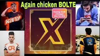Team x-spark again chicken dinner in Upthrust tournament 🥶🇮🇳