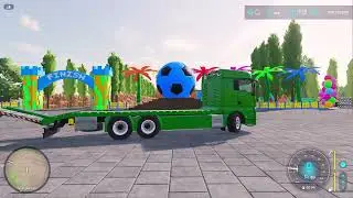 Epic MAN Truck Lineup in FS22! Triple Color Show — Blue, Green & Red 🚚✨