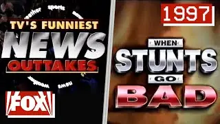 TV's Funniest News Outtakes & When Stunts Go Bad | 1997 FOX KPDX Special with Original Commercials
