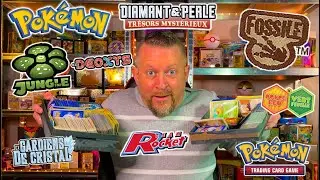 JE RÉCUPÈRE GRATUITEMENT UNE TONNE DE CARTES POKÉMON WIZARD RETROUVÉES DANS UN GRENIER !!!