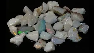 Uncut Hybrid Australian Coober Pedy Opal Stone Parcel