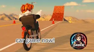 Roblox drive cars down a hill