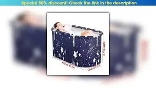 Hot Picks Portable Folding Bathtub Large Plastic Bathtub Bath Bucket Insulation Bathing Bath Tub fo