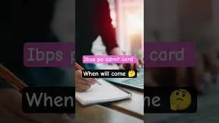 IBPS po admit card //IBPS po exam strategy//#banker #sbi #viral #tobebanker #electronicmusic