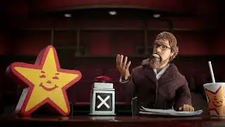 Robot Chicken Carl's jr. Commercial
