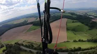Paragliding Jena - The Red Baron at the Leuchtenburg - Strike One