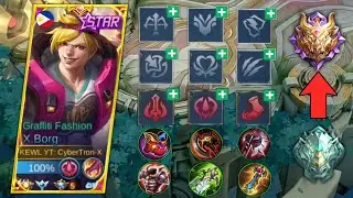 NEW X.BORG BUILD AND EMBLEM SET 2023 TO EASY RANK UP IN THIS SEASON 27 | MLBB