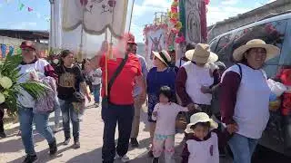 Recorrido ala casa del mayordomo, después de la celebración de la misa. 12 de febrero 2025