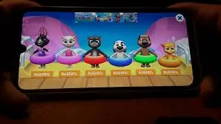 Играю в игру Мой Говорящий Том друзья 2. Веселимся вместе с моими друзьями.