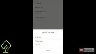 How to set battery percentage on MIUI