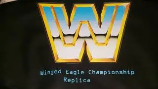 WWE Winged Eagle Championship Belt unboxing & Physical media haul