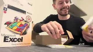 UNBOXING (SEALED) - Microsoft Excel 5.0 (1993) para Macintosh!!