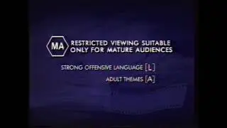 MA Rating (Nine Network) - 1994 Australian TV Presentation