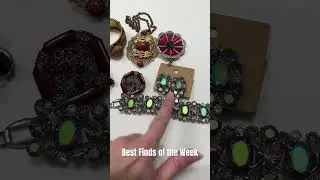 Best Estate Jewelry Finds This Week #jewelry #vintage #treasure #gems #estate #glass #estatesale