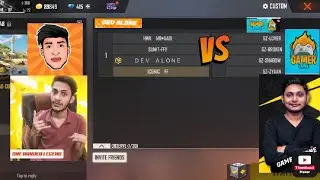 1 VS 4  CLUTCH BY ICONIC FF 🔥😱Against GZ~ARMY #freefiregamerzone #Shorts