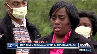 Reed family seeking answers in shooting death