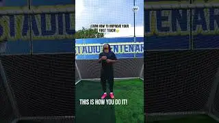 IMPROVE YOUR FIRST TOUCH! #football #footballskillschallenge #footballdrills #footballshorts #skills