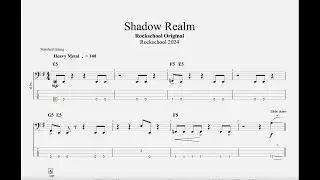 G6 Shadow Realm Bass Rockschool 2024 Original Grade 6 Tab