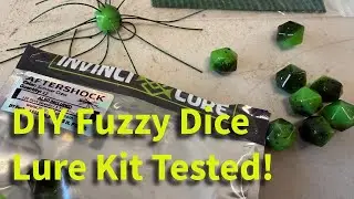 Fuzzy Dice Fishing Lures?! (DIY Kit Tested)