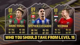 FIFA 22 | WHO SHOULD YOU TAKE FROM LEVEL 15? | FT EUSTAQUIO, VIDIGAL AND VEERMAN | SEASON 8