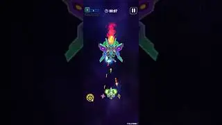 Space shooter Boss 1 to 5 defeat video
