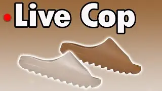 Live Cop : Yeezy Slide 'Ochre' & 'Pure'