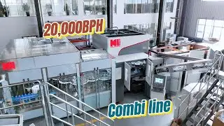 20,000bph 8-40-10 blowing filling capping combi line Delivery to Ghana, West Africa