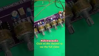 Bass Treble Mid With Bass Boost and Gain control #preamp #audioamplifier #amplifier #audio #ultimax