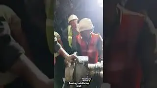 bearing installation work ✅👈|riyaz sheikh #mill #wright #word